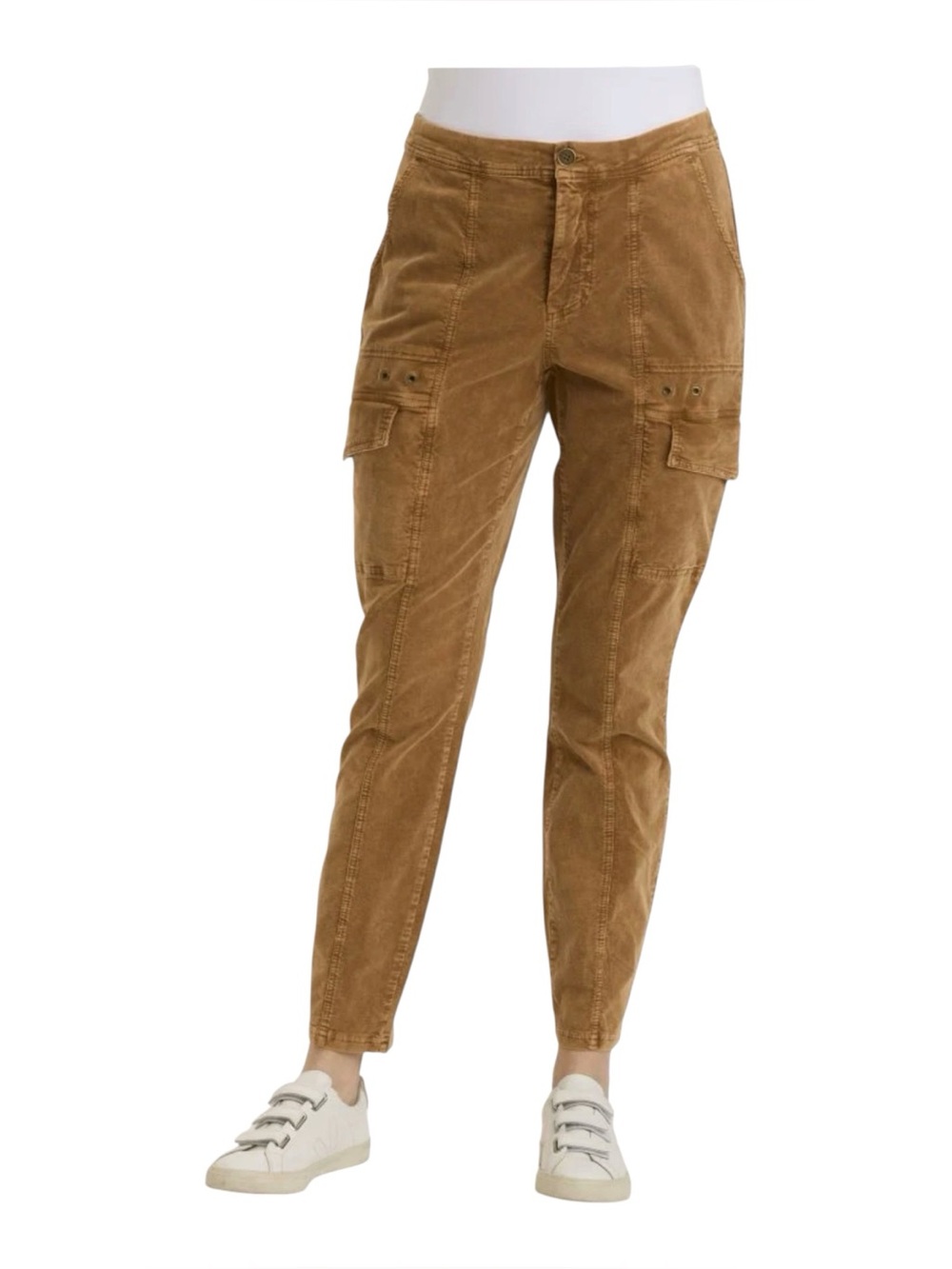 XCVI Wearables Cord Timberline Cargo Leggings Size Large Copper Acid Wash New